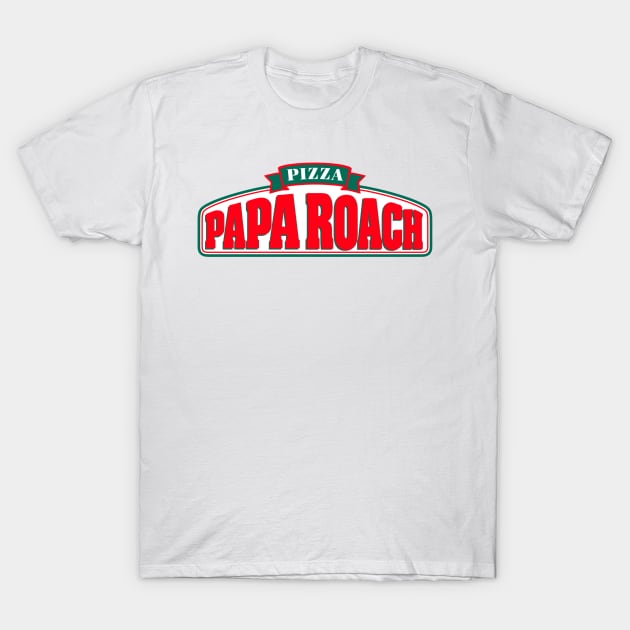 Papa Roach Pizza T-Shirt by camerabob1